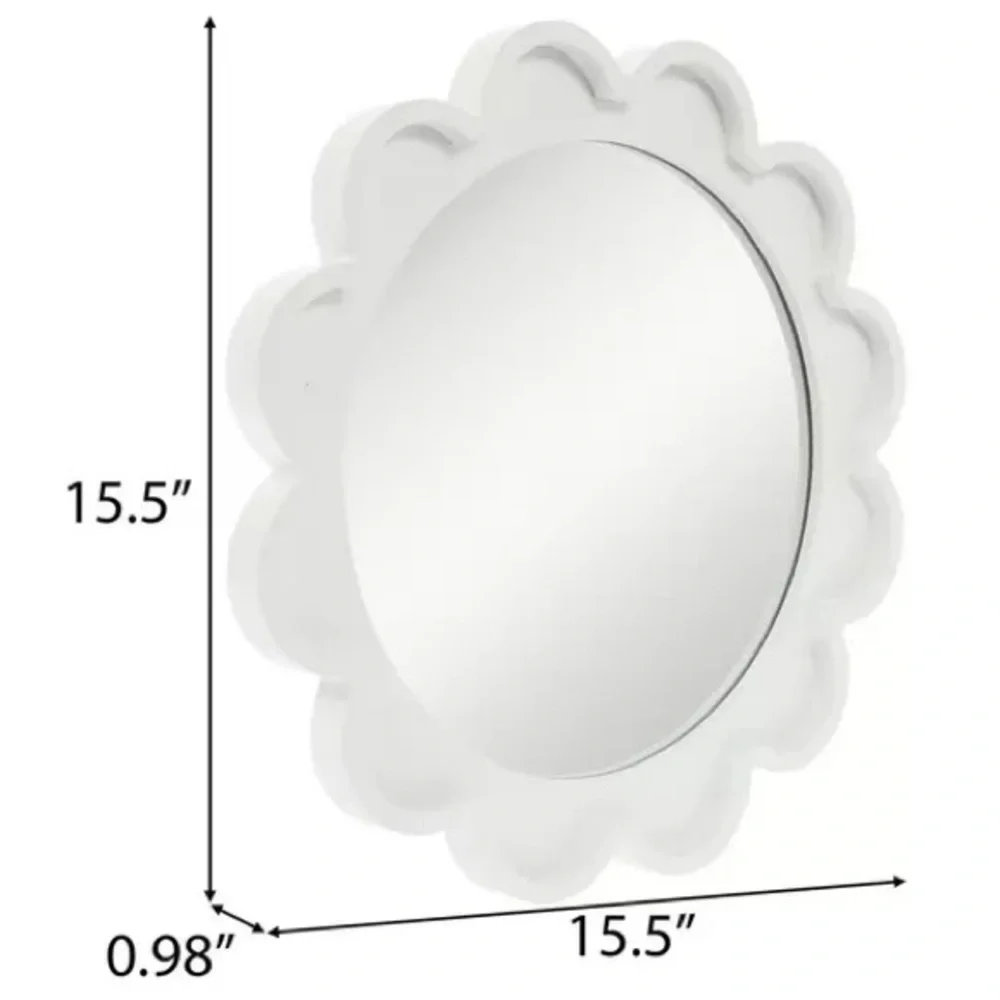 Scalloped Wall Mirror